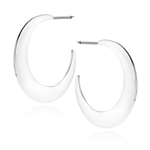 Cercei argint rotunzi Semiluna DiAmanti Z1929ER-DIA (Argint 925‰ 3,8 g.)